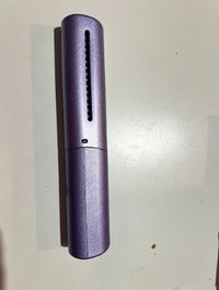 Mini Plancha De Pelo Recargable 2en1 Cepillo y Rizador Morada