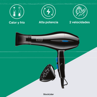 Secador de pelo con difusor