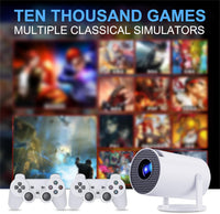 Proyector 2 en 1 con videojuegos